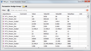 PBA.pro Parameter Display from Assign