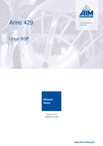 ARINC429 Linux Release Notes