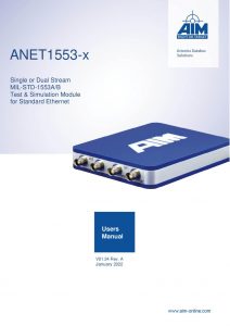 ANET1553-x User Manual