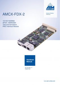 AMCX-FDX-2 Hardware Manual