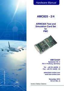 AMC825 Hardware Manual