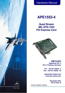 APE1553-4 Hardware Manual