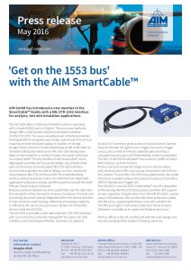 Get on the 1553 bus with the AIM SmartCable