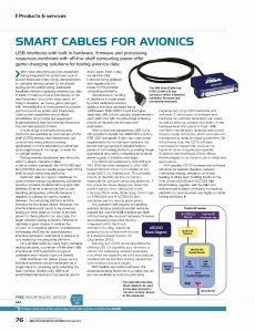 Smart Cables for Avionic