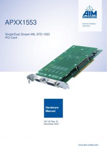 APXX1553 Hardware Manual