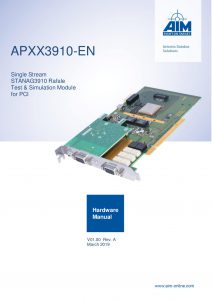 APXX3910-EN Hardware Manual