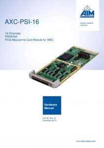 AXC-PSI-16 Hardware Manual