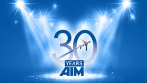 AIM 30-Years Logo for anniversary