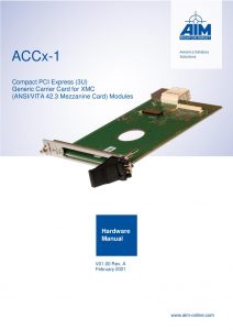 ACCx-1 Hardware Manual