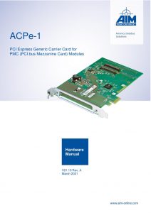 ACPe-1 Hardware Manual