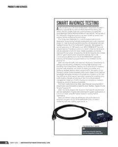 Smart Avionics Testing with AFDX/ARINC664P7