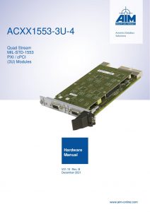 ACXX1553-4 Hardware Manual