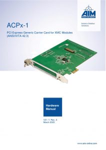 ACPx-1 Hardware Manual