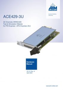ACE429-32 Hardware Manual