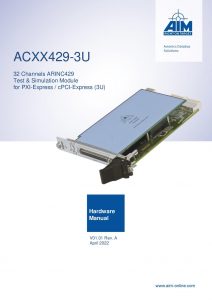 ACXX429-32 Hardware Manual
