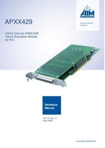 APXX429 Hardware Manual