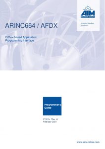 ARINC664 Programmers Guide