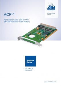 ACP-1 Hardware Manual