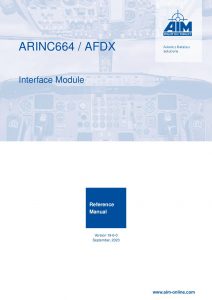 ARINC664 Reference Manual