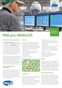 PBA.pro-ARINC429