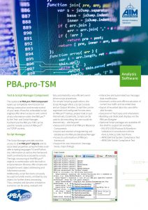 PBA.pro-TSM
