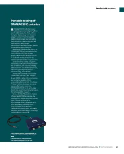 Portable testing of STANAG3910 avionics